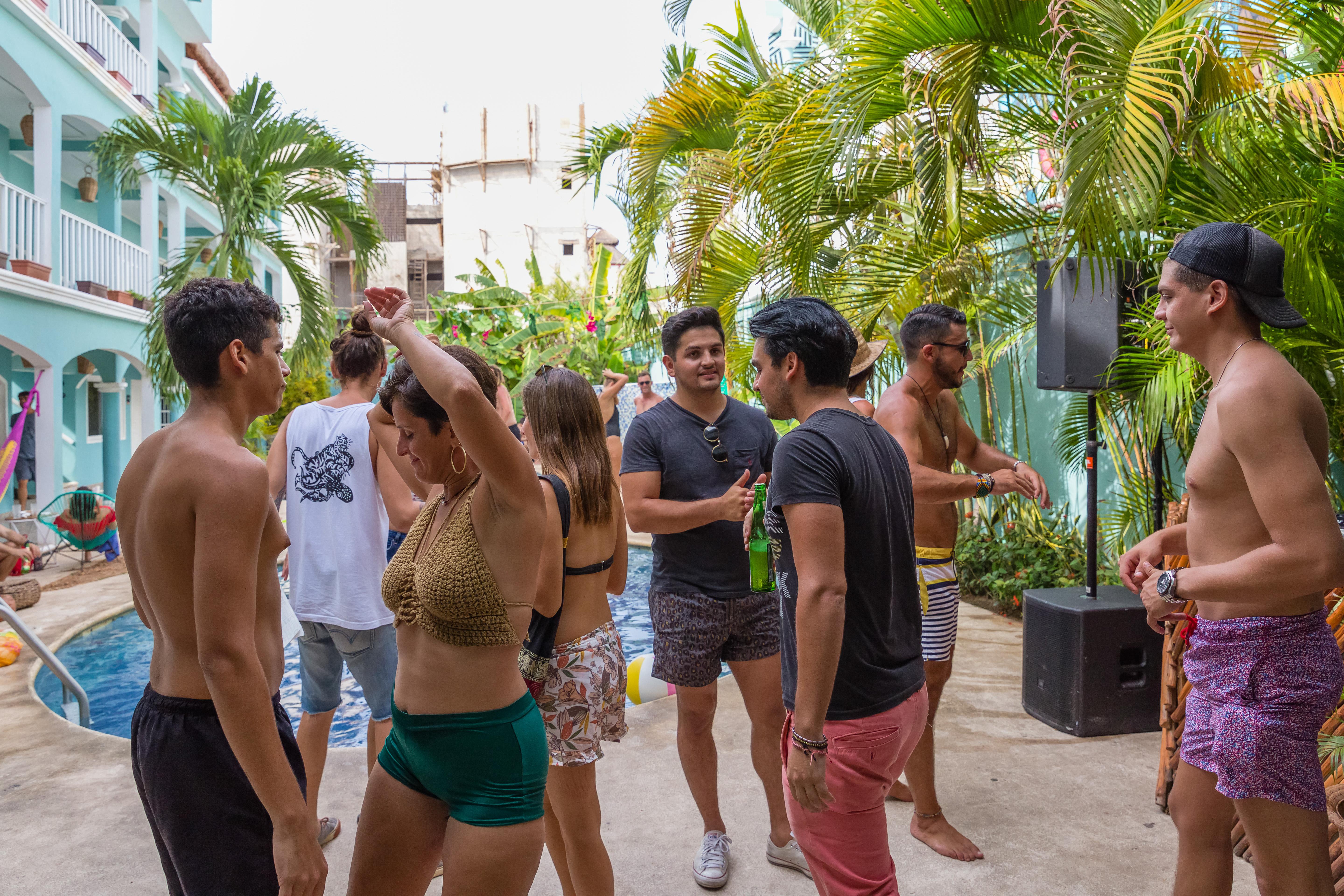 Selina Playa Del Carmen Hotel Bagian luar foto